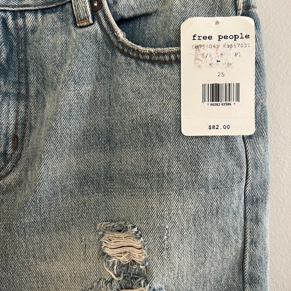 06- Free people denim skirt - Picture 1 of 2